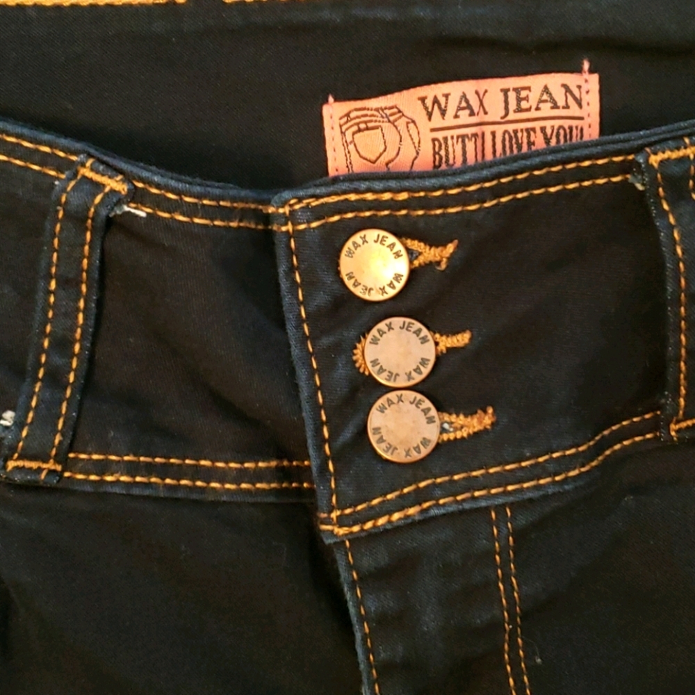 Wax Jeans Butt I Love You Skinny Jeans